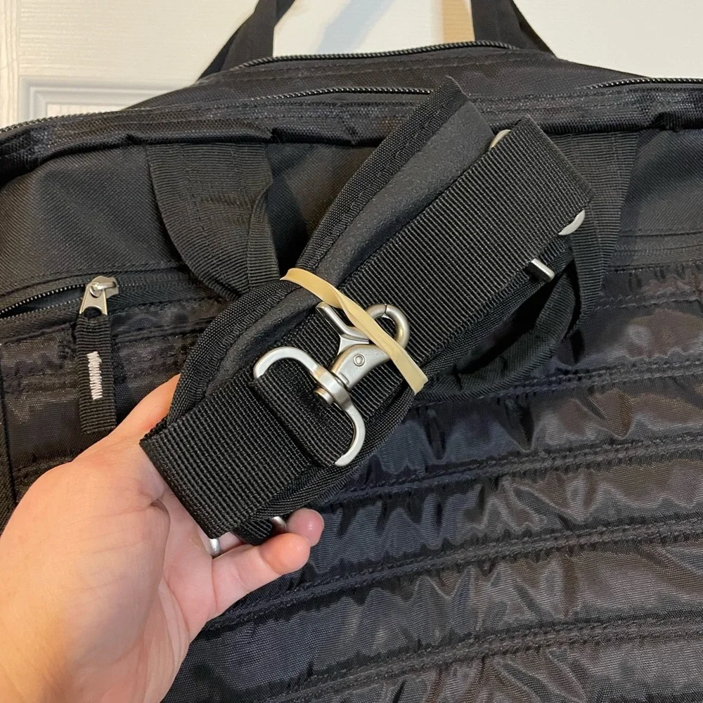OGIO City Corp black messenger laptop travel bag
